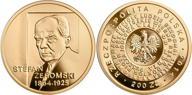 Stefan-Zeromski-gold-coin