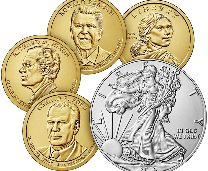 2016-Annual-Unc-Dollar-Set-coins