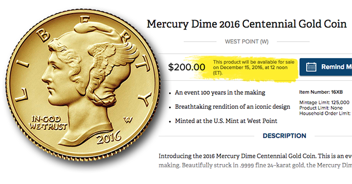 Mercury-Dime-Centennial-Gold-on-sale-Dec-15