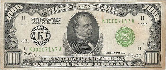 Series-1928-1000-Federal-Reserve-Note-face