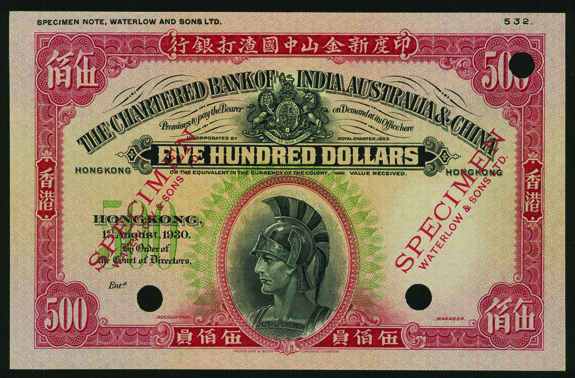 Chinese paper money market
