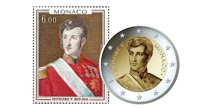 monaco-201-€2-honore-V-and-stamp