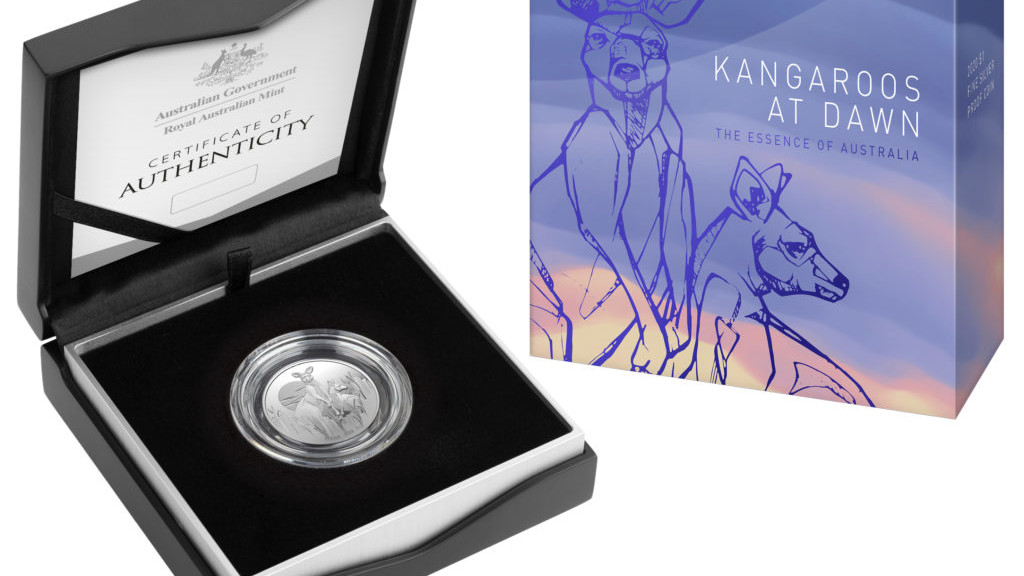 Kangaroos-at-Dawn-2020-1-12oz-Silver-Proof-Coin-Packaging-1024x780