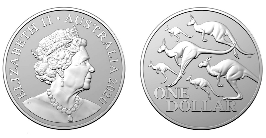 2008 Uncirculated UNC $1 Coin Australia  Ghost Bat